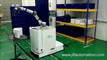 Zalpha AGV with UR5 with Robotiq Camera