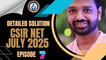 CSIR NET Chemistry July 2025 Solutions | Q51-55 Solved & Analyzed