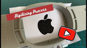 Realtime Digitizing Process with PE DESIGN 11 | Simple Logo