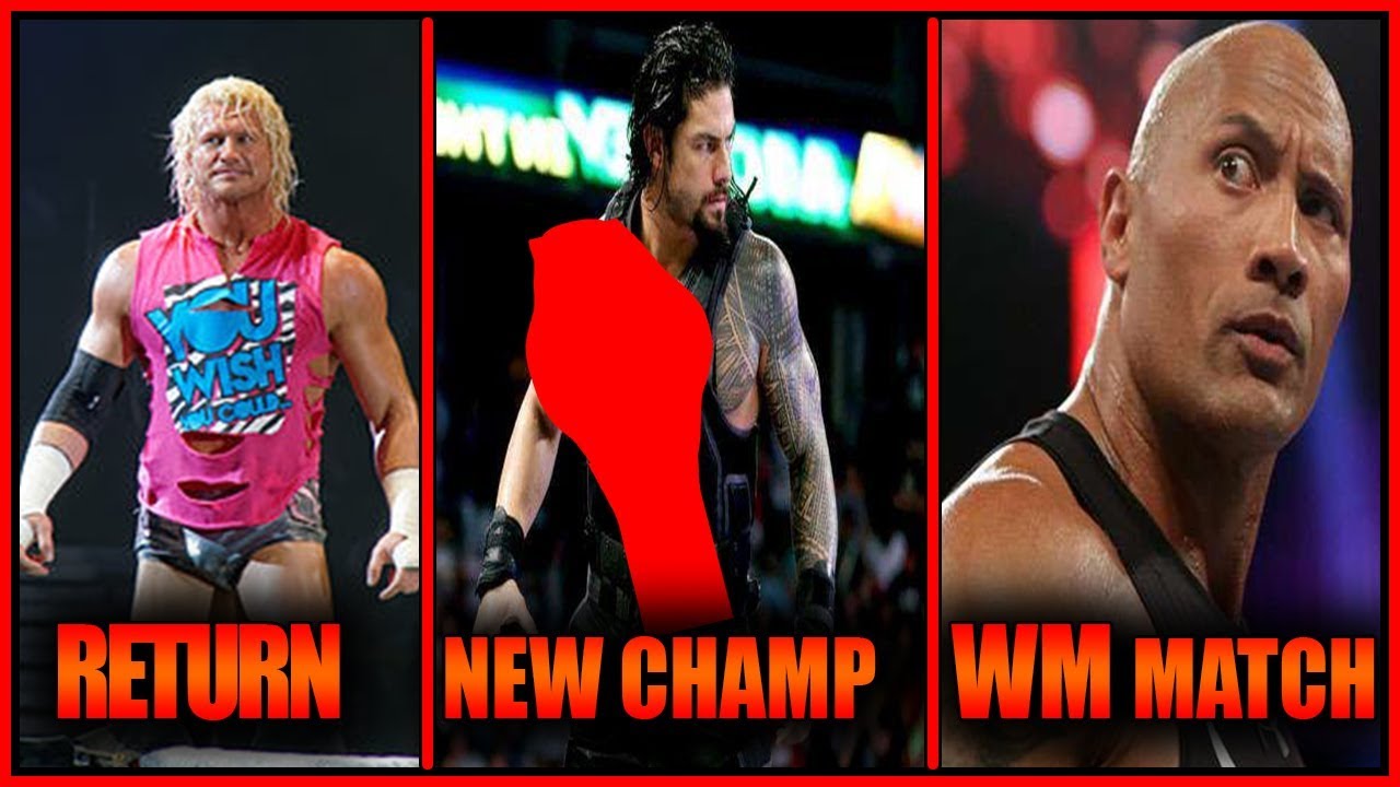 Roman Reigns Winning Championship AT WM34! Rock At WM 34! Steph  McMahon Made History!