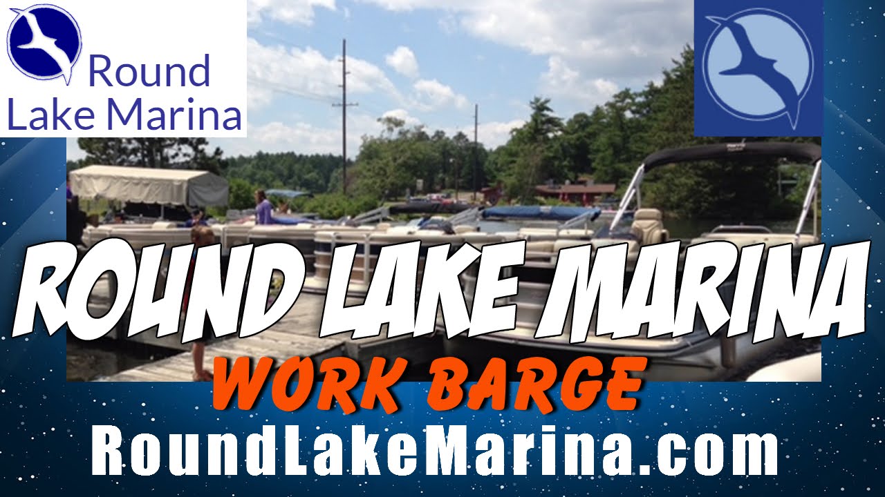 Round Lake Marina Work Barge Hayward WI 7154623327 Flat