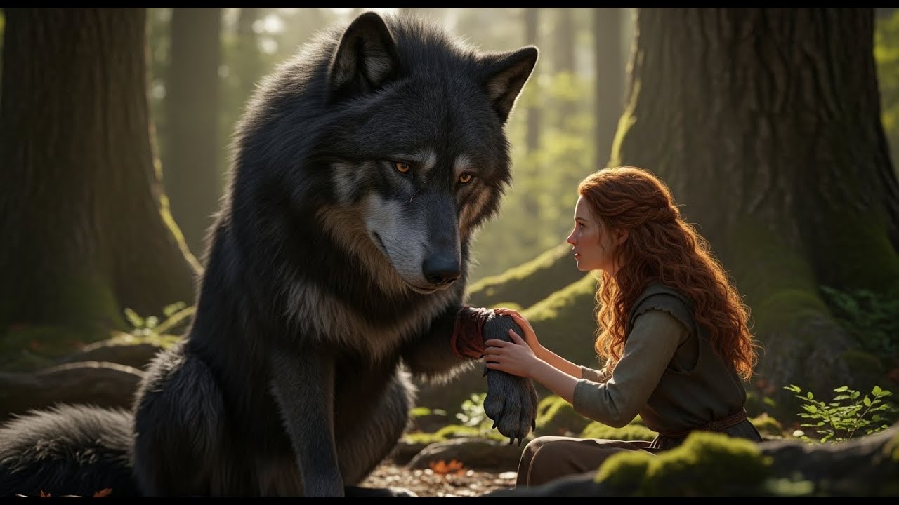 Le roi alpha a été blessé au combat – et seule elle a osé soigner le loup que tous...