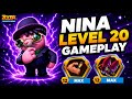 Maxed Nina Level 20 Zooba Gameplay