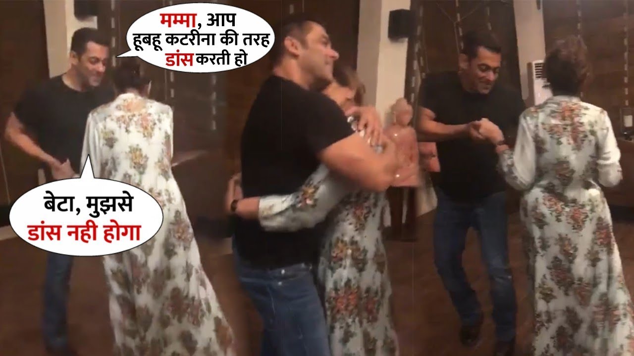 Salman Khan Teaching Amazing Dance Step Of His Mom Inside Galaxy House In Bandra Dabangg 3 Dance