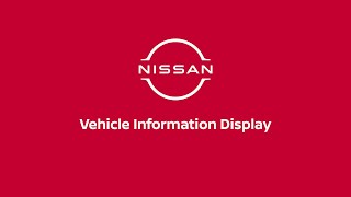 2026 Nissan Altima - Vehicle Information Display