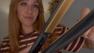 ASMR Hair Stylist - Inaudible Hair Straightening RP