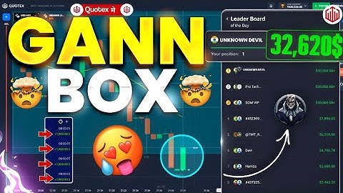 Learn Quotex Gann Box Strategy | Quotex New Trading Strategy 