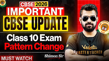 CBSE New Update for Class 10 😱 Major Change Explained❗CBSE 2026🔥Shimon Sir