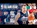 Full Game Recap: Thunder vs Mavericks | Late Run Wins It For Mavs