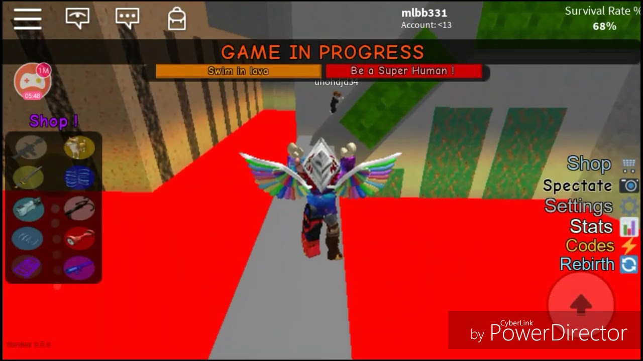 Playing With My Brother Robloxfloor Is Lava 3 Read Desc - roblox floor is lava code youtube