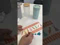 Applying vinyl wraps to glass cans #shorts