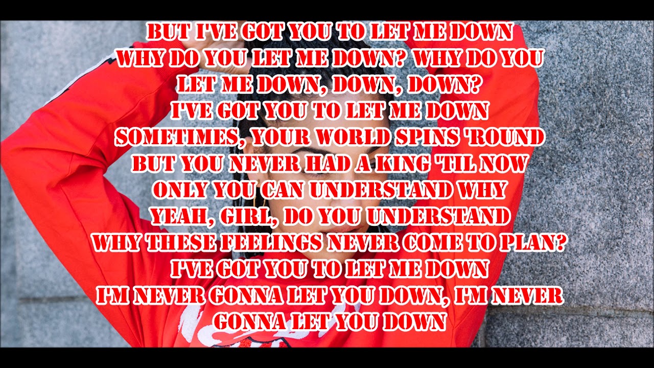 Jorja Smith Let Me Down Lyrics Ft Stormzy Youtube