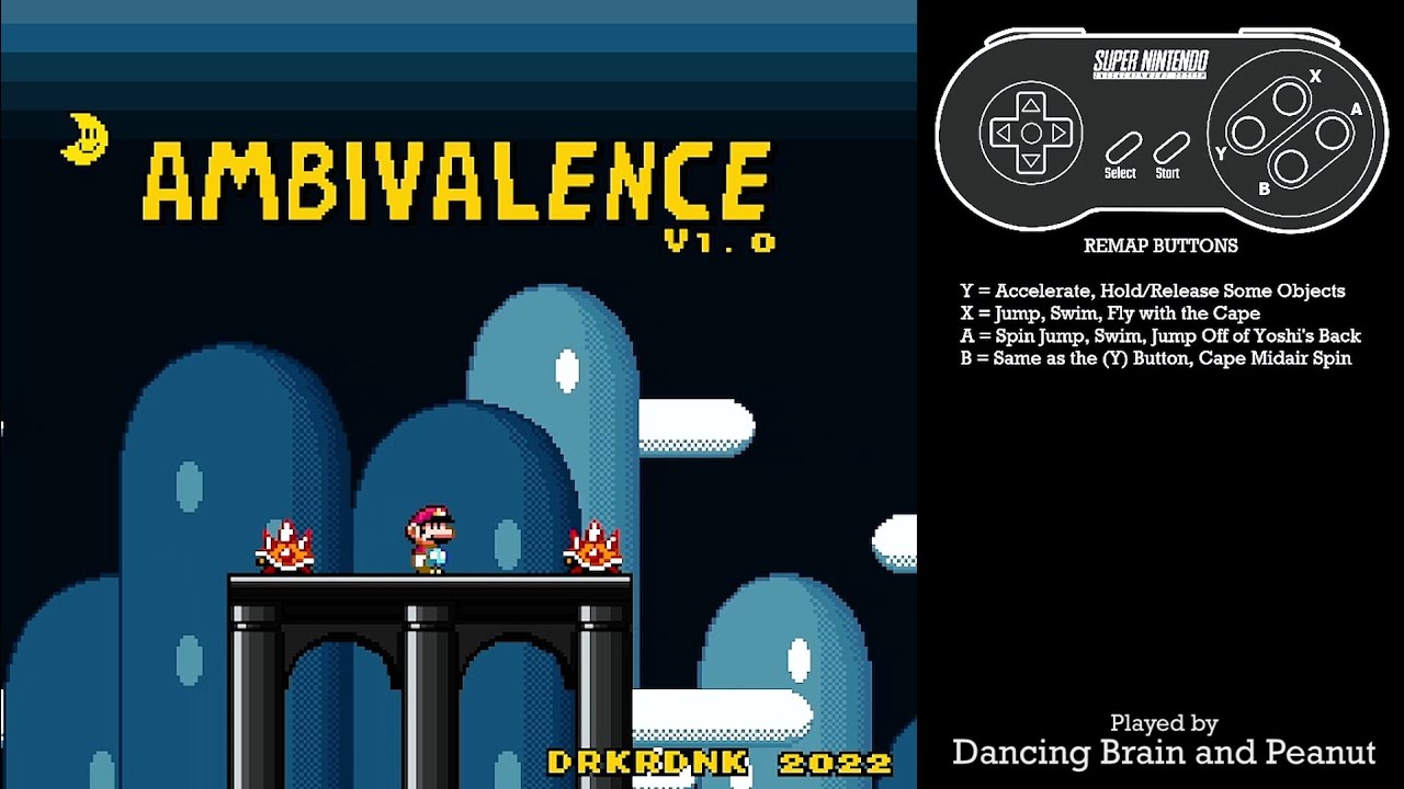 Super Mario World Kaizo: Ambivalence | drkrdnk | Display Overlay | Full ...