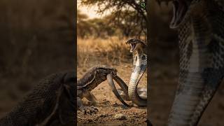 Cobra vs. Monitor Lizard |When the Most Venomous Predator Becomes Prey |#poison #predators