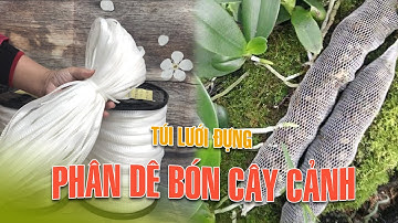 Túi lưới đựng phân dê bón cây cảnh/Tuiluoithanhha.com