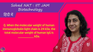 IIT JAM Biotechnology 2021 | Solved NAT | Solving Questions with Gauri ma’am