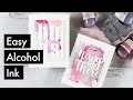 Alcohol Ink Encouragement Cards | Color Connection with Amber