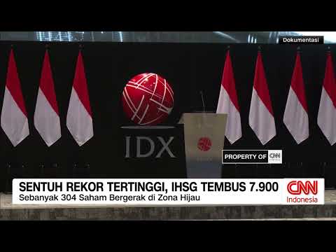 Sentuh Rekor Tertinggi, IHSG Tembus 7.900