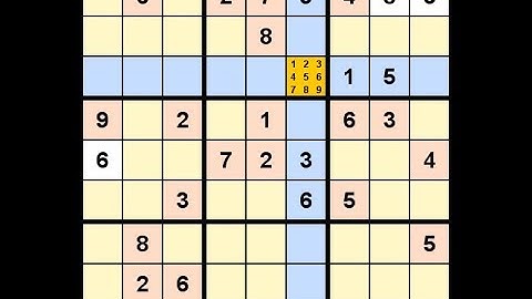How to Solve New York Times Sudoku Hard April 9, 2020