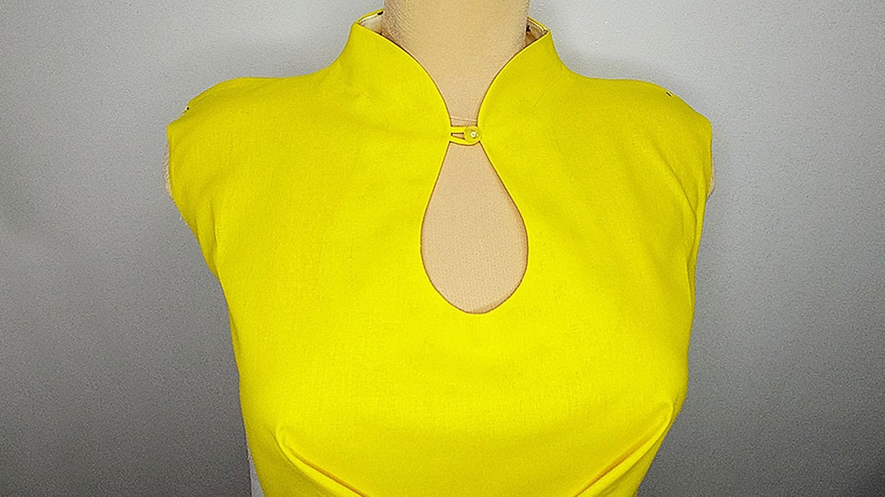 🌺✅Проверенный способ шитья воротника стойки, который мало кто знает