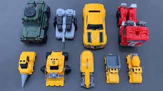 Transformer Toys Carbot Optimus Prime, Megatron, Bumblebee, Rollbar, Mini Devastator | MainanKalasan