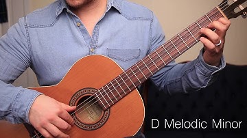 RCM L1 - D melodic minor scale (1 octave)