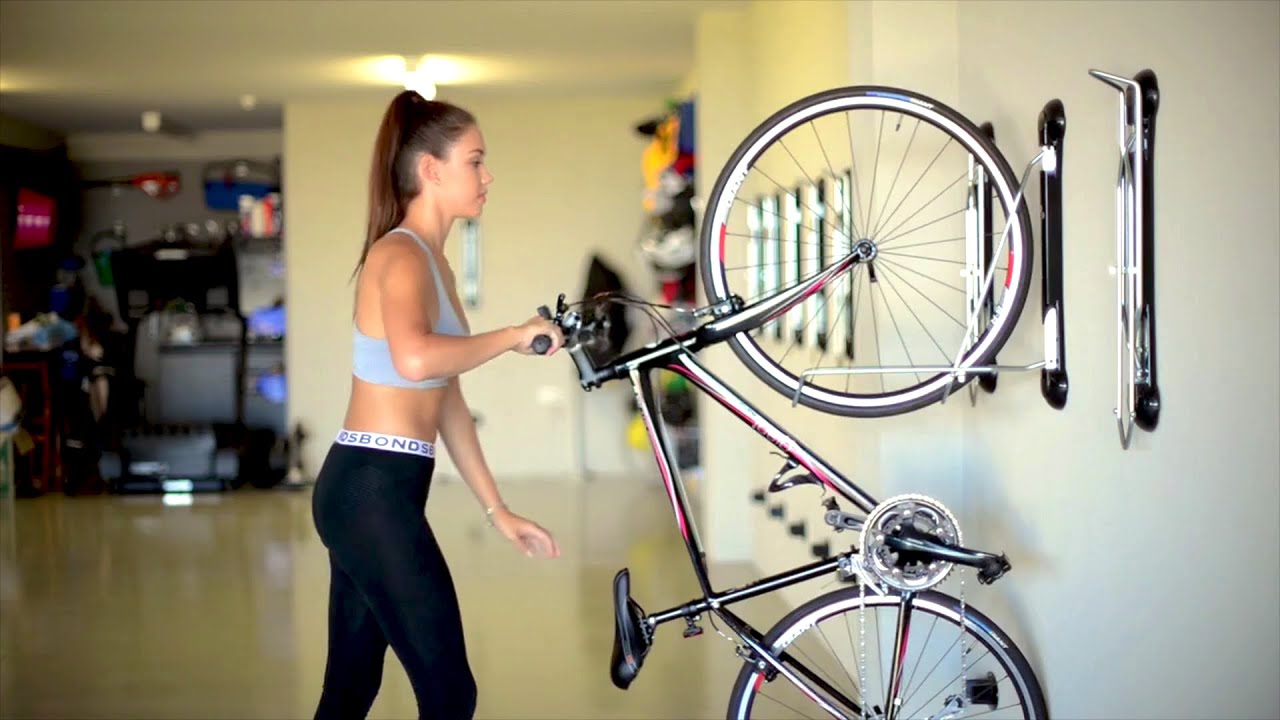 This Bike Wall Rack is a Game Changer for storage 