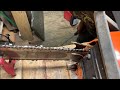 Chainsaw stump vise sharpening tip. #chainsaw #fyp #tipsandtricks