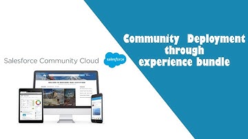 Salesforce Community Deployment through experience bundle