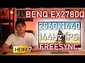 The Best IPS Gaming Monitor Under £500 in 2020? - BenQ EX2780Q 144Hz, 1440P, FREESYNC & HDR!