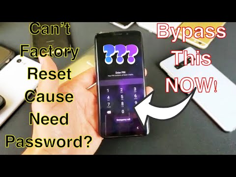 Galaxy S8/S9/S10: Forgot Password/Pin/Swipe Code to do Factory Reset? NO PROBLEM!!!