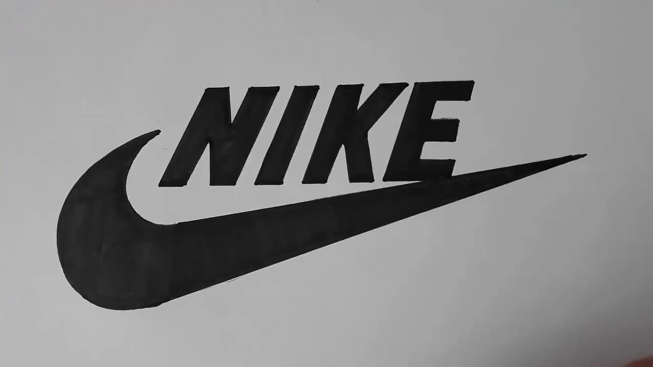  NKE  Logo  Nasl izilir How to Draw a Nike  Logo  YouTube