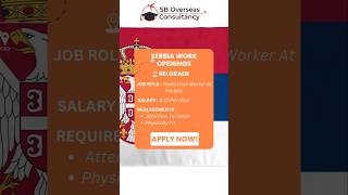 Salary 912 Euro Per Hour production Worker In Serbia