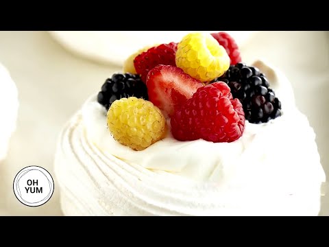 Video: Meringue Krepšeliai