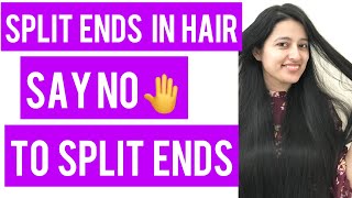 Split ends : How to get rid of split ends | Reason for split ends