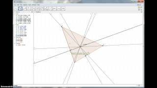Angle Bisectors of a Triangle (Geogebra)