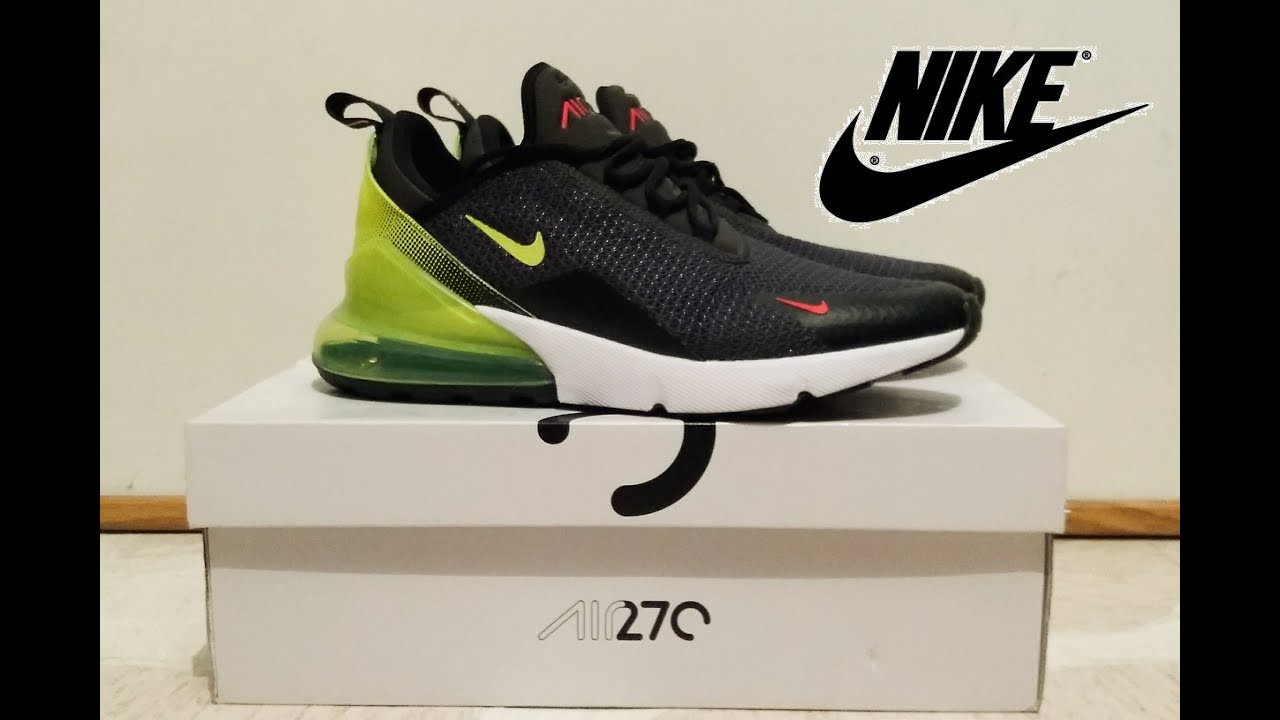 Existe fecha prefacio Nike Air Max 270 SE Gris con Verde - YouTube