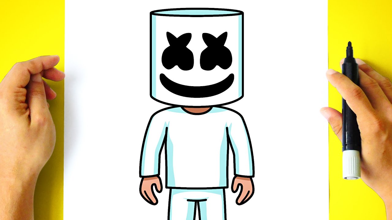 Como DESENHAR o MARSHMELLO - Como DIBUJAR a MARSHMELLO - How to DRAW MARSHMELLO