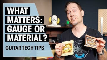 What Changes The Tone: String Gauge Or Material | Guitar Tech Tips | Ep. 101 | Thomann