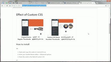 Apply Custom CSS to Tumblr theme