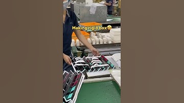 Making rigid box | JYX PACKAGING #packagingmanufacturer #packaging #custombox #rigidbox