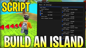 [🔥BEST] Build An Island Best Script Auto Farm And Auto Craft - Roblox 2025