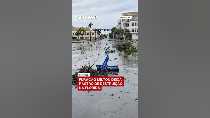 #Furacão Milton deixa rastro de destruição na #Florida | #eua #hurricane #noticias