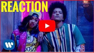 Bruno Mars - Finesse (Remix) [Feat. Cardi B] [Official Music Video] | Reaction