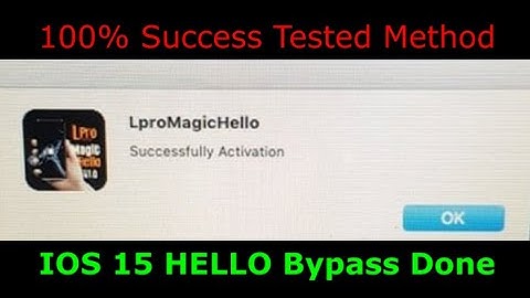 BYPASS IOS 15 HELLO SCREEN | NO NEED JAILBREAK Full Step By Step