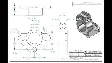 Solid Edge 2023 Tutorial - Exercise 1   (Updated)