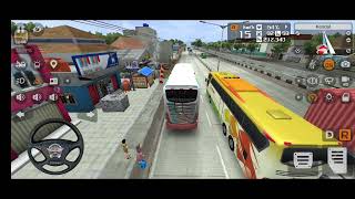 AKHIR TRIP PO. ROSALIA INDAH JAKARTA SEMARANG ❗BUS SIMULATOR ID #bus #bussid  screenshot 2