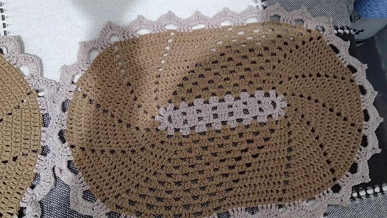 Ivanilda Loyola crochê jogo de cozinha espiral