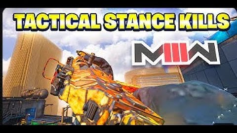 HOW to COMPLETE "25 KILLS while in TACTICAL STANCE" in MW3! MW3 TACTICAL STANCE CAMO CHALLENGE