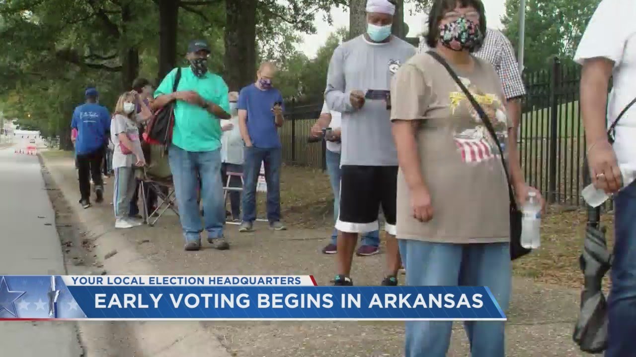 Early voting in Arkansas opens - YouTube